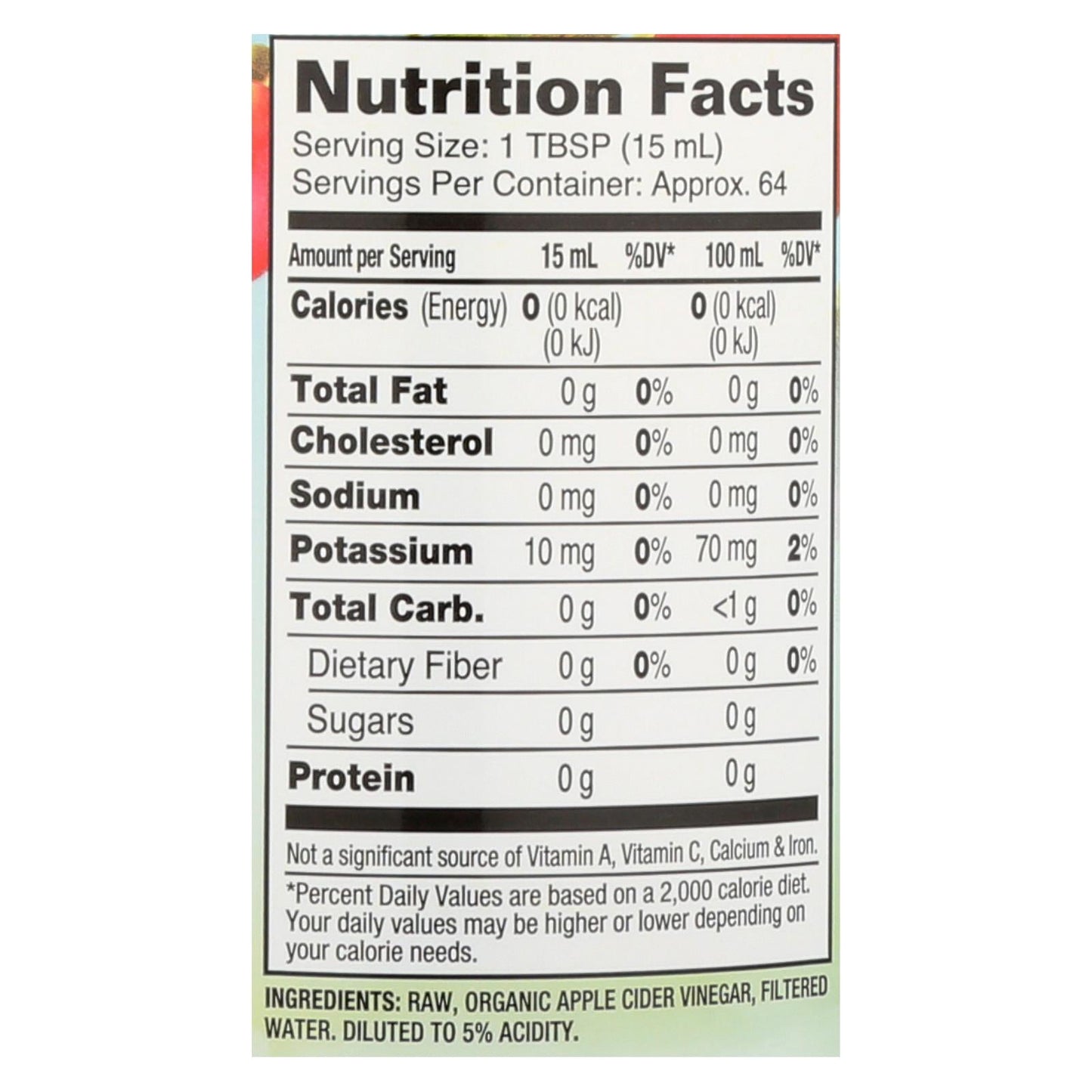 Dynamic Health Organic Apple Cider Vinegar with Mother (32 Oz.)