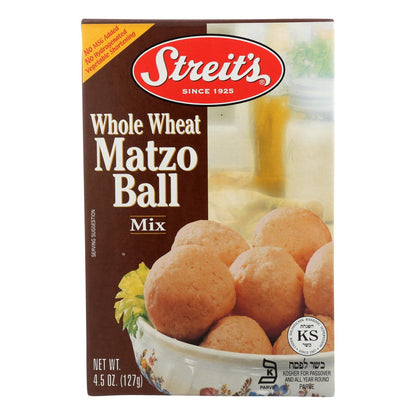 Streit's Whole Wheat Matzo Ball Mix (Pack of 12 - 4.5 Oz.)