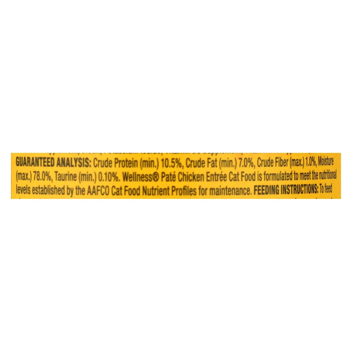 Wellness Pet Products Cat Food - Chicken Recipe (Pack of 24) - 3 Oz.