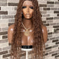 Bohemian knotless custom color (100% humanhair curls) Tara