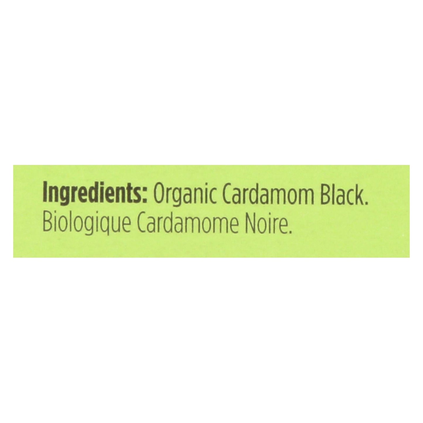 Spicely Organics Organic Black Cardamom Pods, 0.2 Oz (Pack of 6)