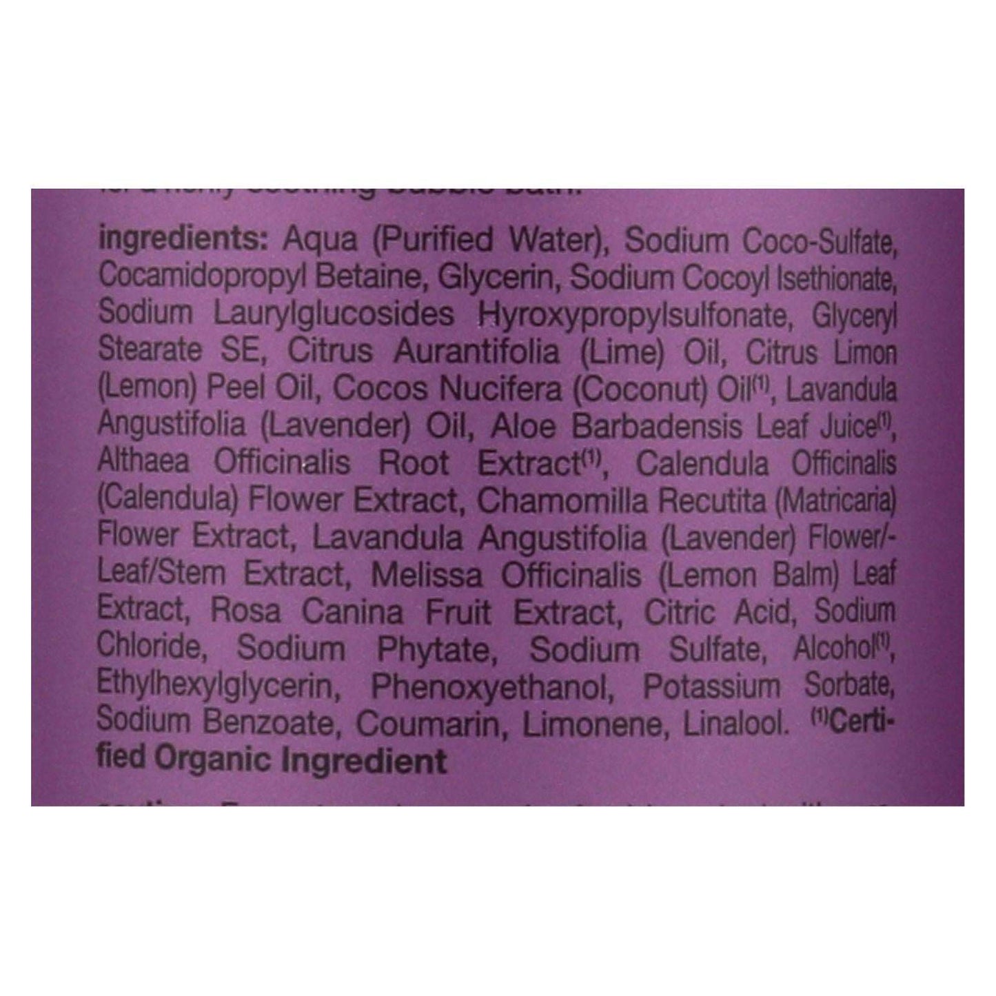 Alba Botanica Very Emollient Bath and Shower Gel - Ultra-Hydrating French Lavender, 32 Fl Oz.