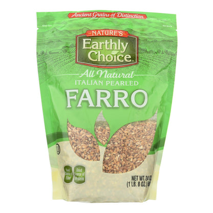 Nature's Earthly Choice Farro Italian Pearled, 24 oz (Case of 6)