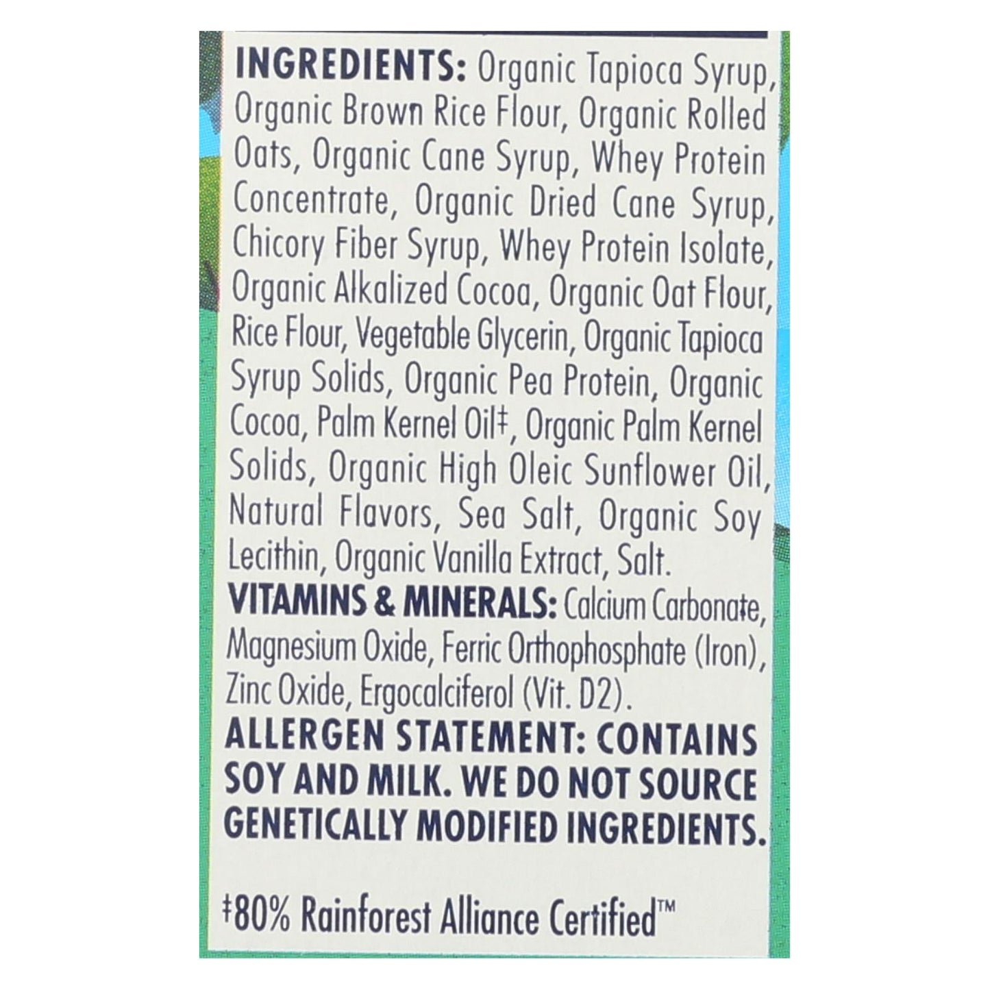 Clif Kid Zbar Organic Protein - Chocolate Mint - 1.27 Oz. (Pack of 6)