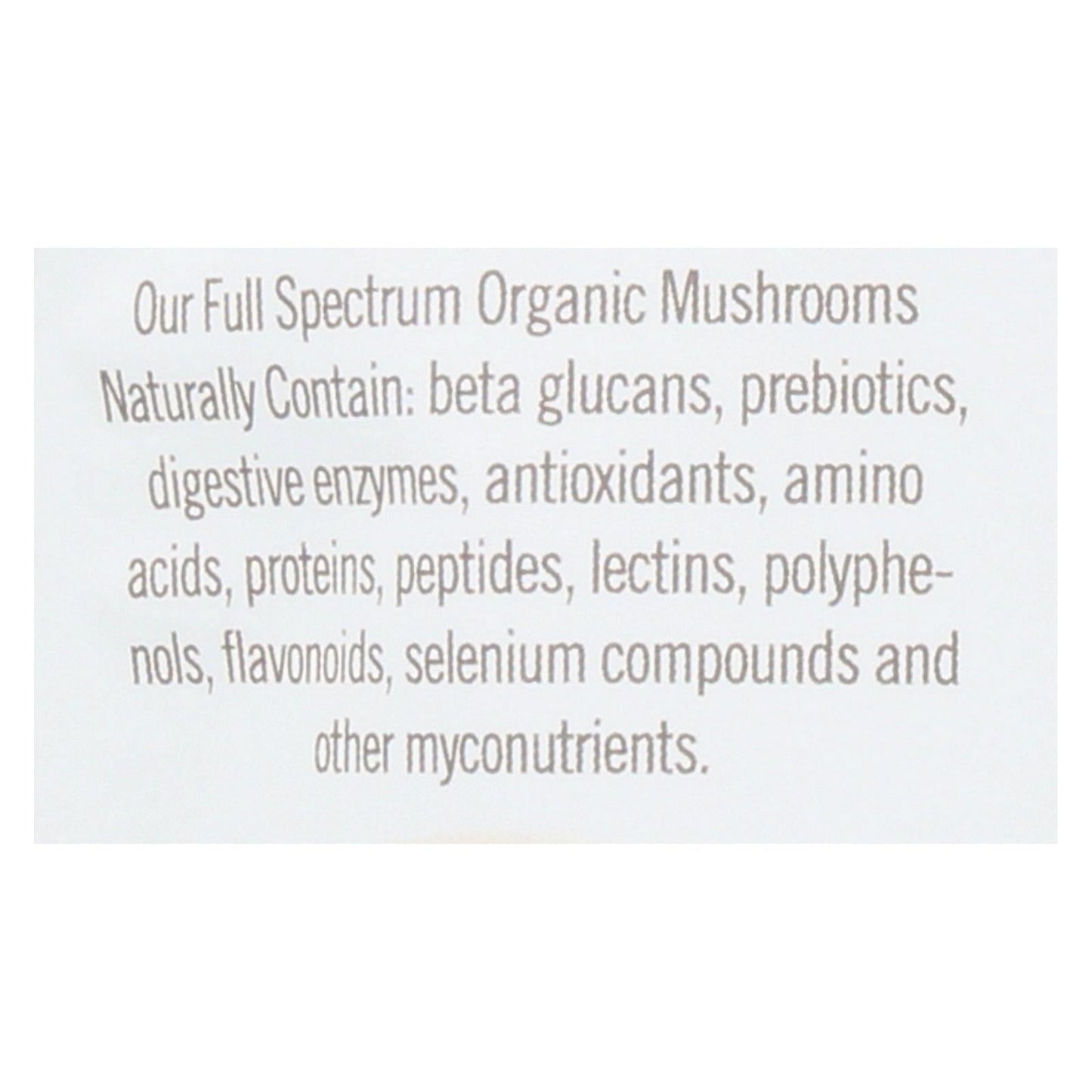 Om Mushroom Superfood Lion's Mane Organic Mushroom Powder 3.5 Oz