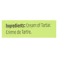 Spicely Organics Cream of Tartar for Baking, Acid Neutralizer - Pack of 6 - 0.5 Oz.