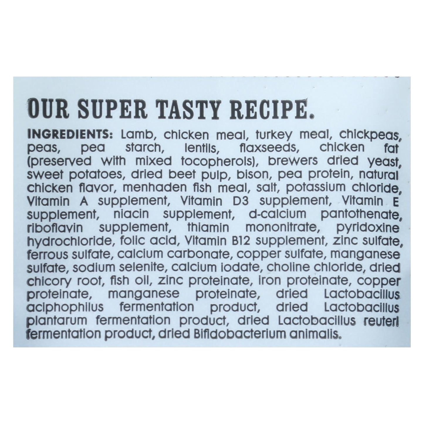 I and Love and You Dog Food, Lamb & Bison Flavor, (4 lb. Bag, Pack of 4)