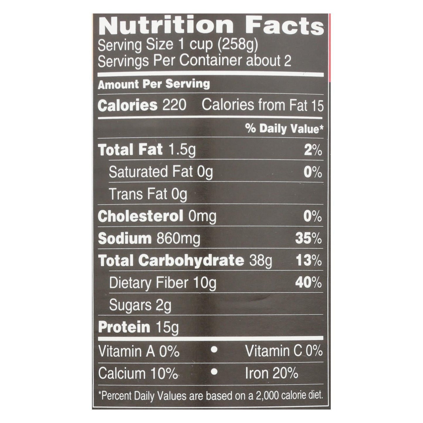 Vegetarian Chili with Beans by [Brand Name] (Pack of 12 - 15 oz.)