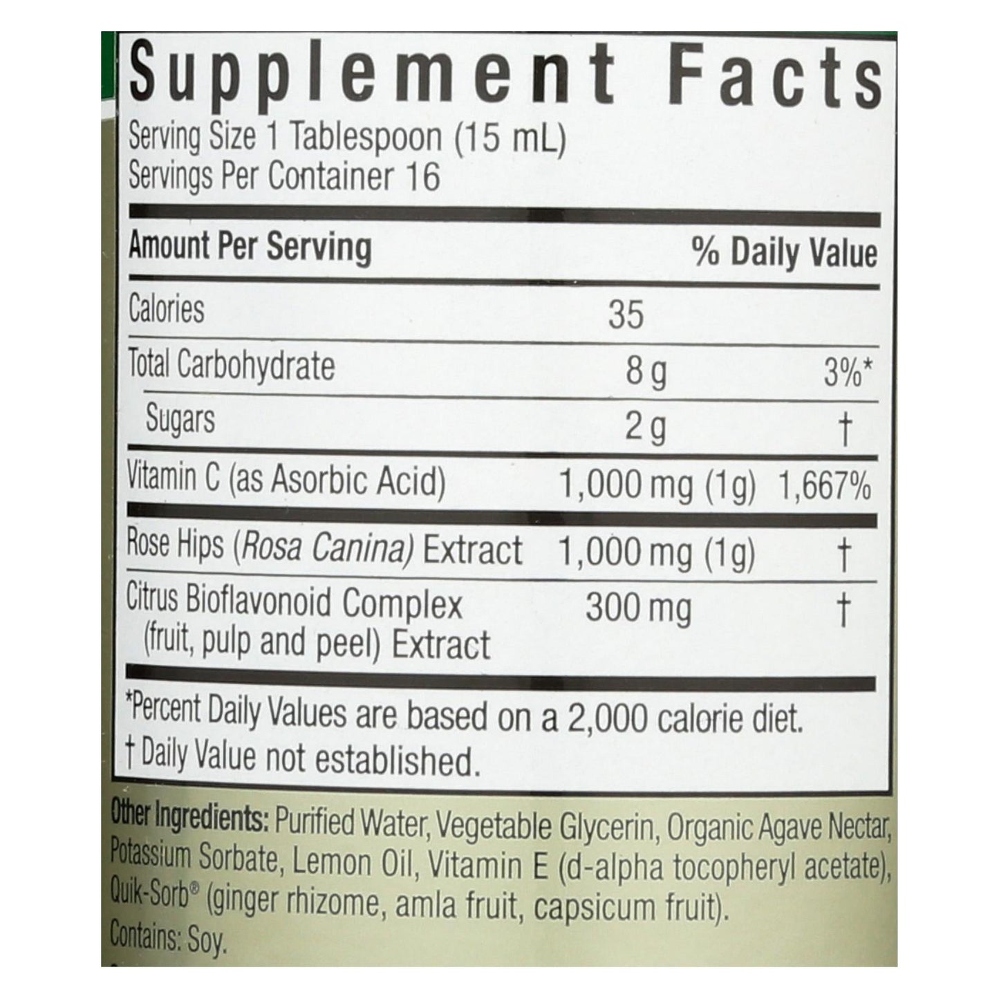 Nature's Answer High-Potency Liquid Vitamin C
