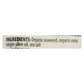 Seasnax Organic Original Roasted Seaweed Snack, 24-Pack, 0.18 Oz. Each