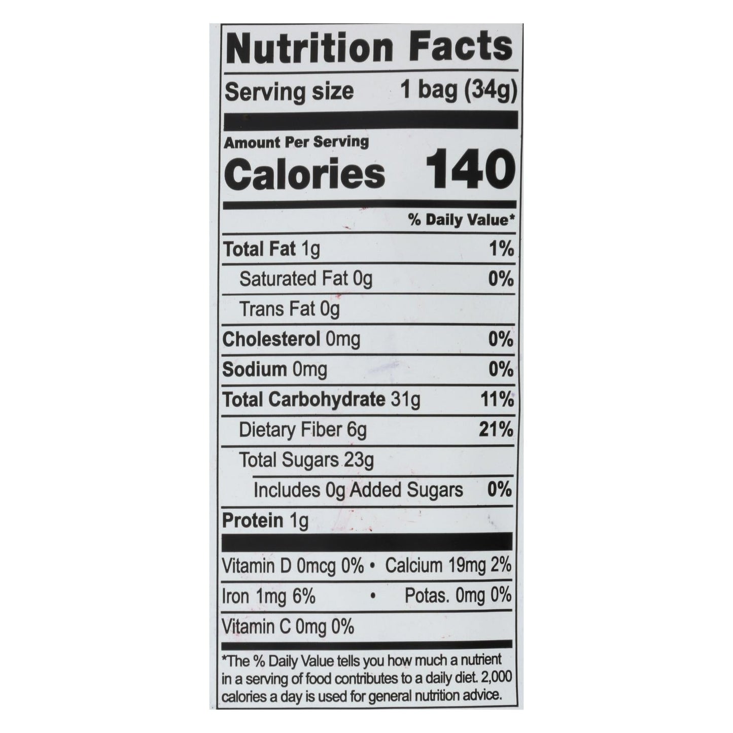 Natierra Organic Freeze-Dried Blueberries - 12 x 1.2 Oz