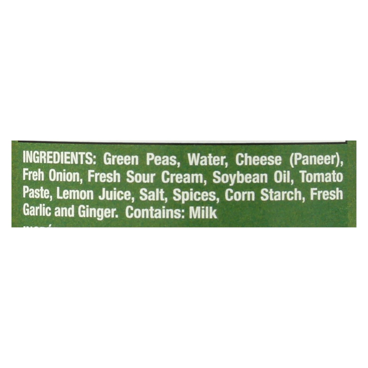 Jyoti Cuisine India Matar Paneer, 15 oz, Case of 12