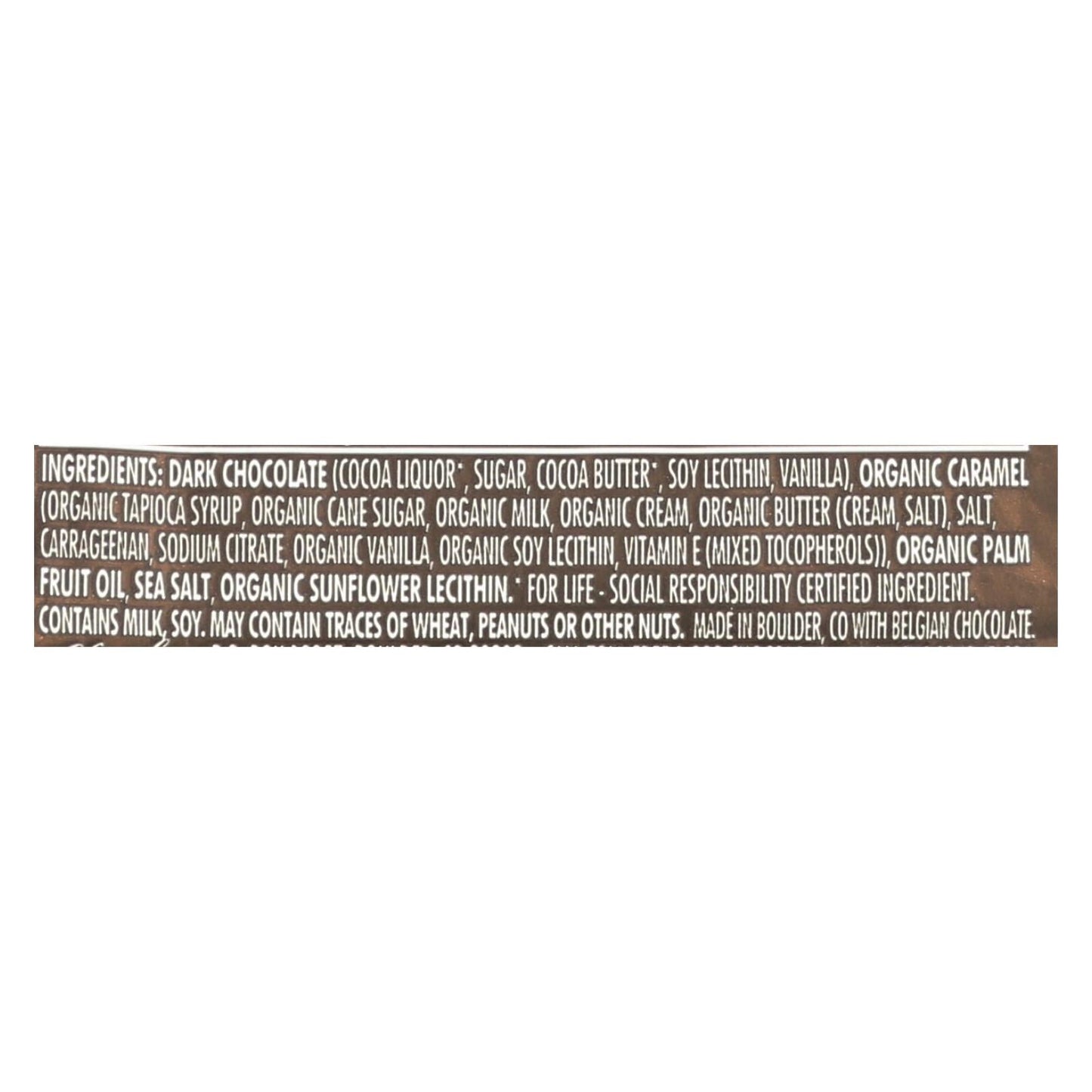 Chocolove Xoxox Salted Caramel Dark Chocolate Bites (Pack of 50) - 0.6 Oz.