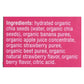 Mamma Chia Squeeze Vitality Snacks: Strawberry Banana 3.5-Oz 16-Pack