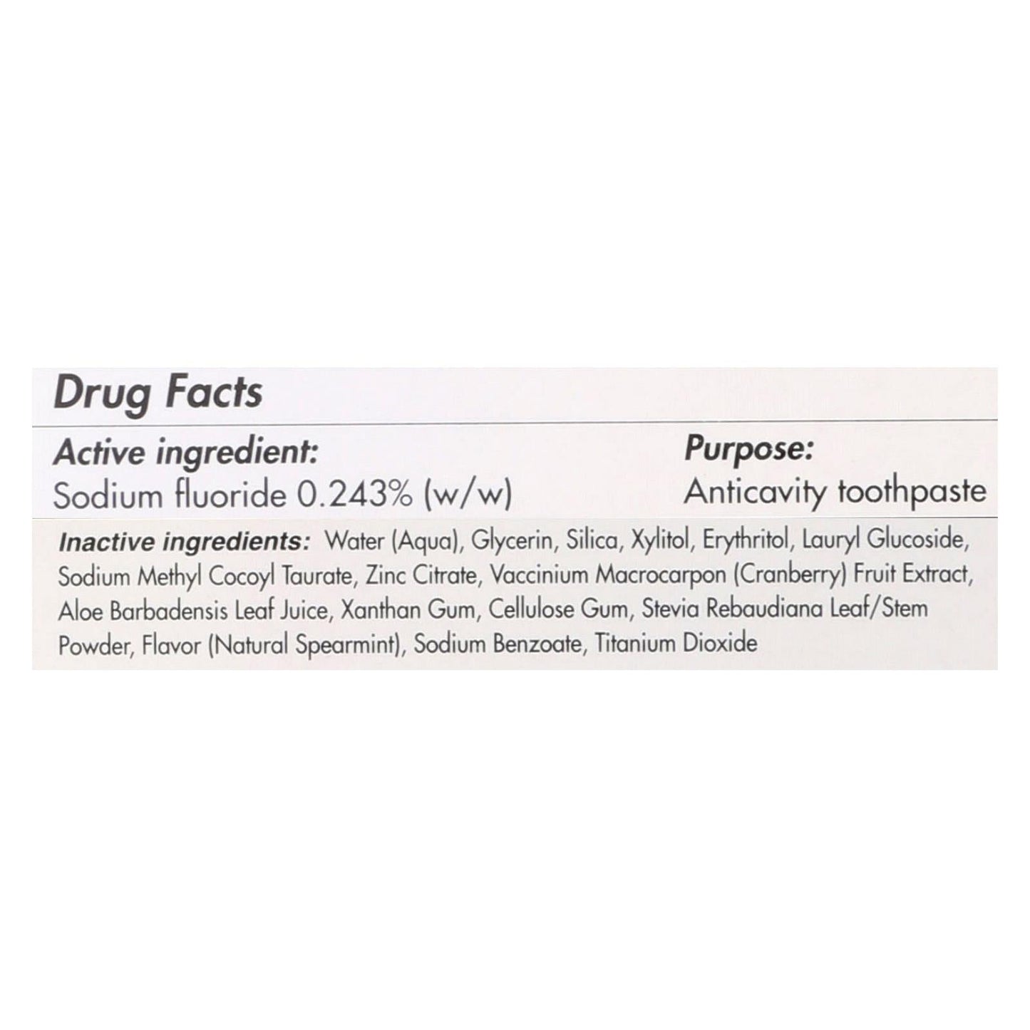 Spry Spearmint Fluoride Toothpaste (5 Oz. Pack)