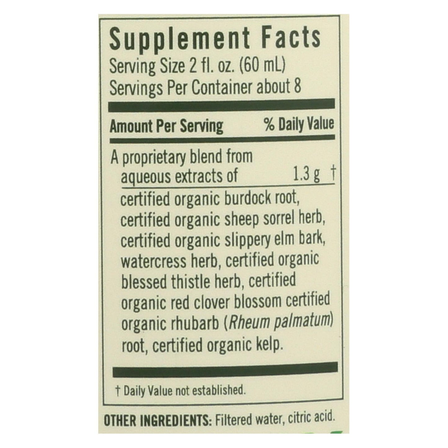 Flora Inc Detox Organic Flor Essence (17 Fl Oz)