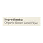 Tolerant Simply Legumes Green Lentil Pasta - Penne - Case Of 6 - 8 Oz.