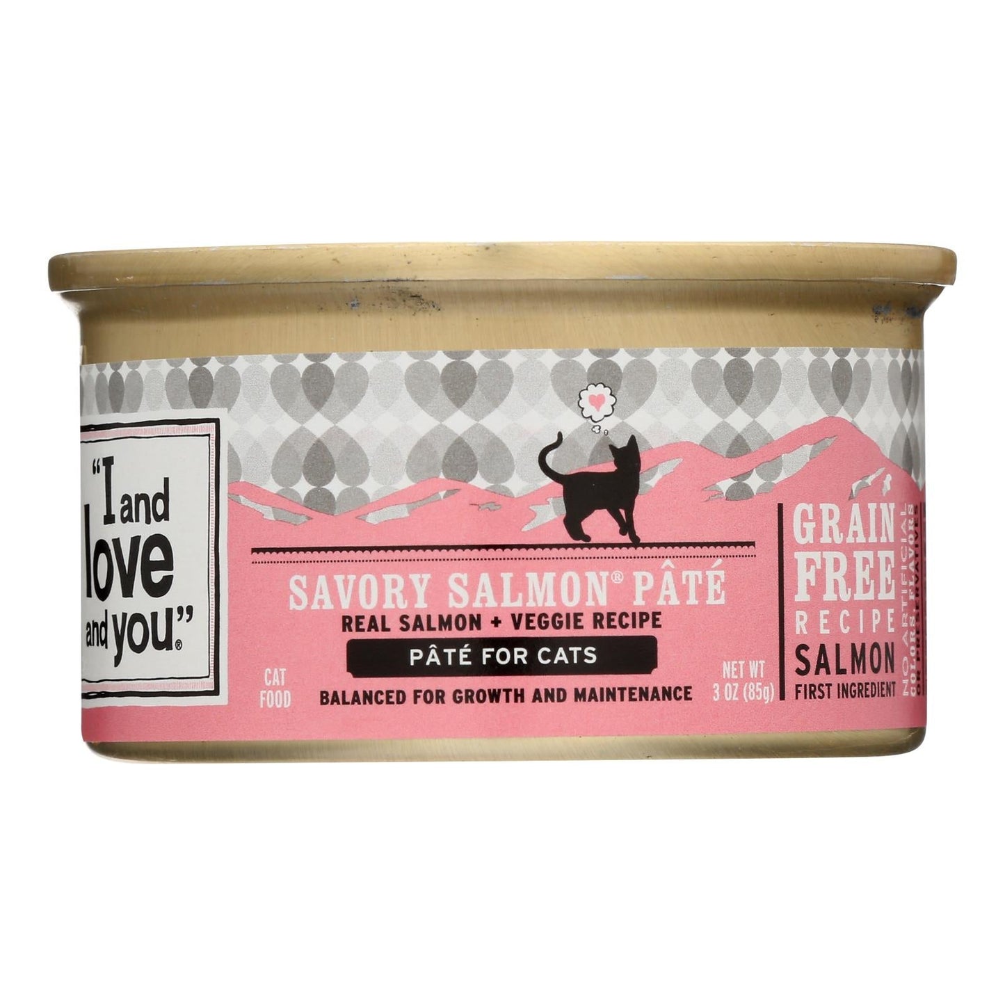 I and Love and You Savory Salmon Recipe Cat Food Canned (Pack of 24 - 3 Oz.)