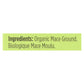 Spicely Organics Ground Mace: 6-Pack of Pure, Organic Spice (0.3 Oz.)