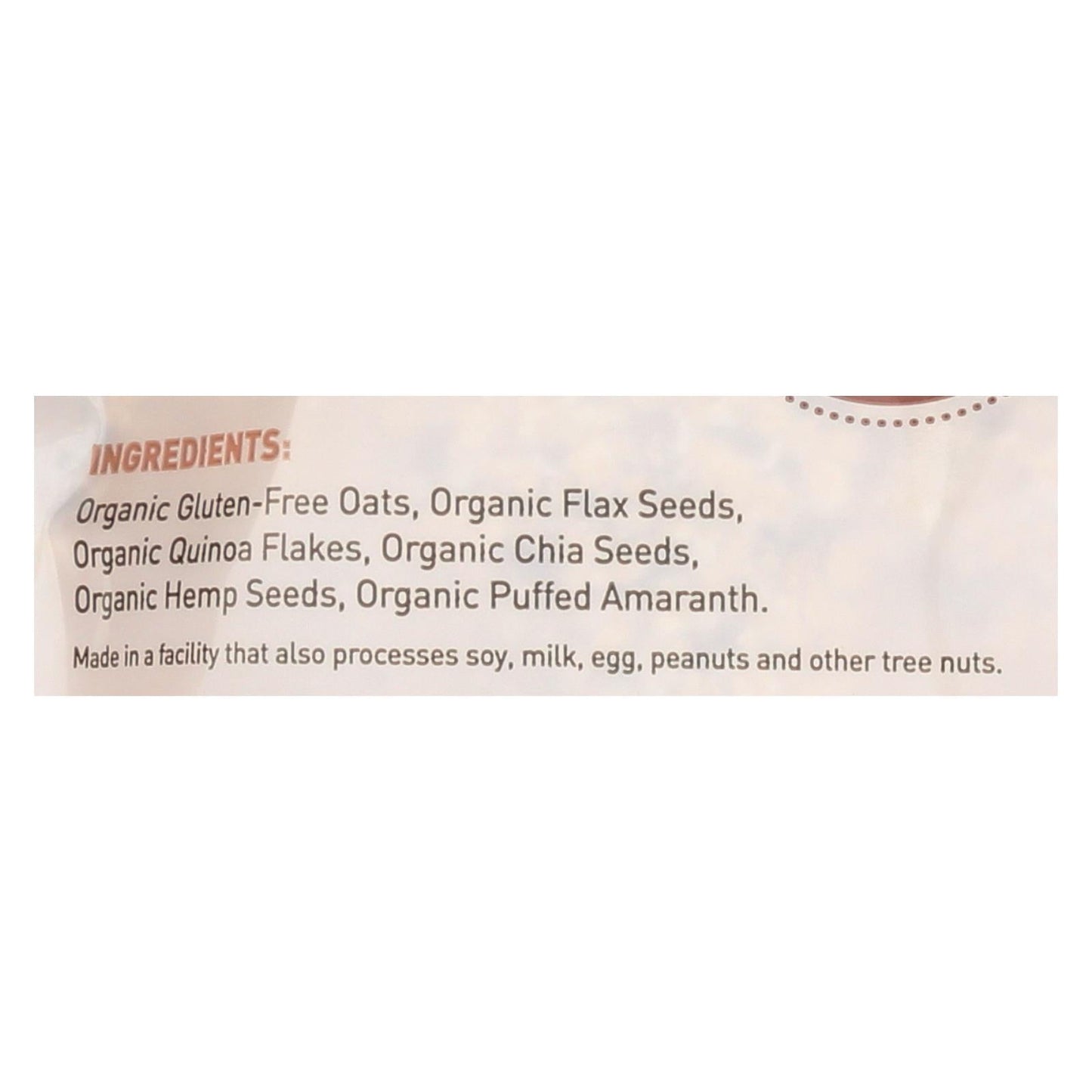 Purely Elizabeth Organic Ancient Grain Original Oatmeal, 10 oz., Pack of 6