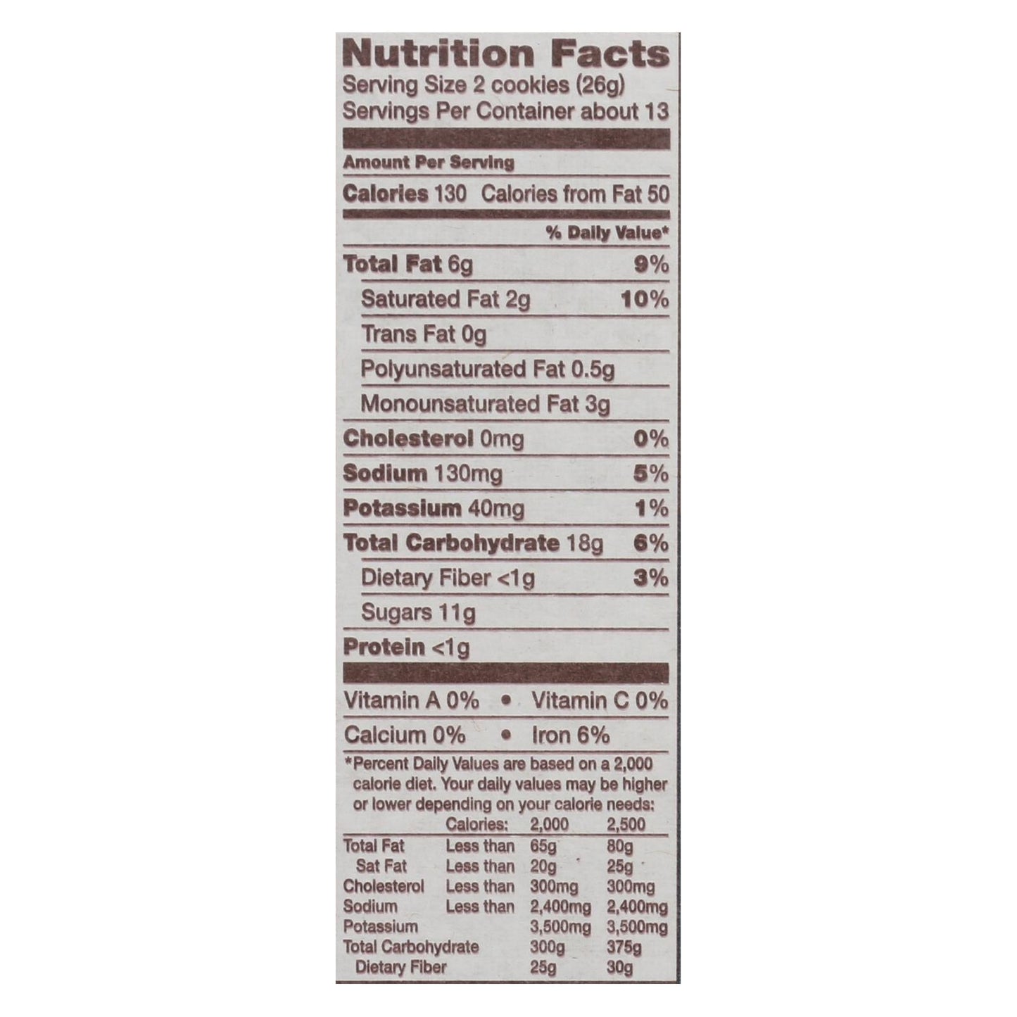 Back To Nature Creme Cookies - Classic - 12 Oz. (Pack of 6)