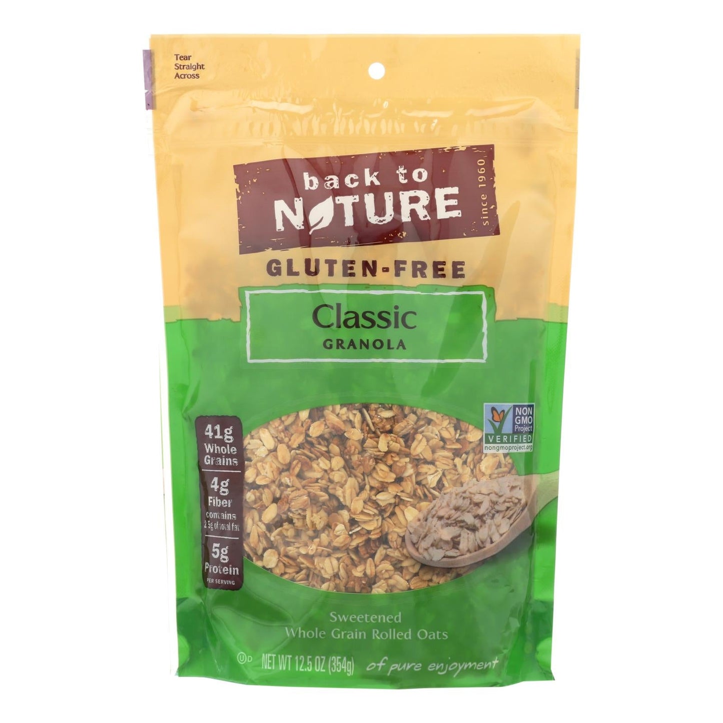 Back To Nature Lightly Sweetened Whole Grain Original Granola, 12.5 Oz. (Pack of 6)
