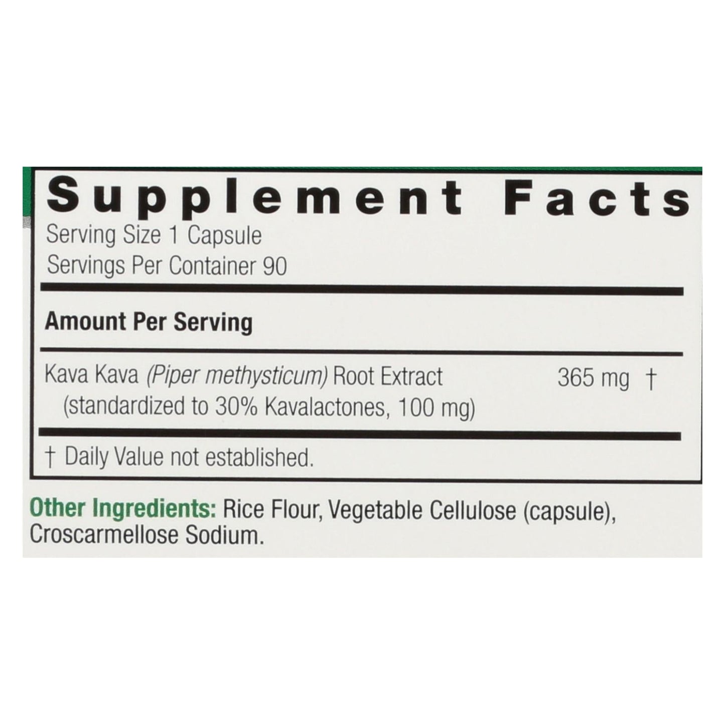 Bulk Pack of 6, Nature's Answer Kava Root Supplement - 90 Capsules Per Bottle