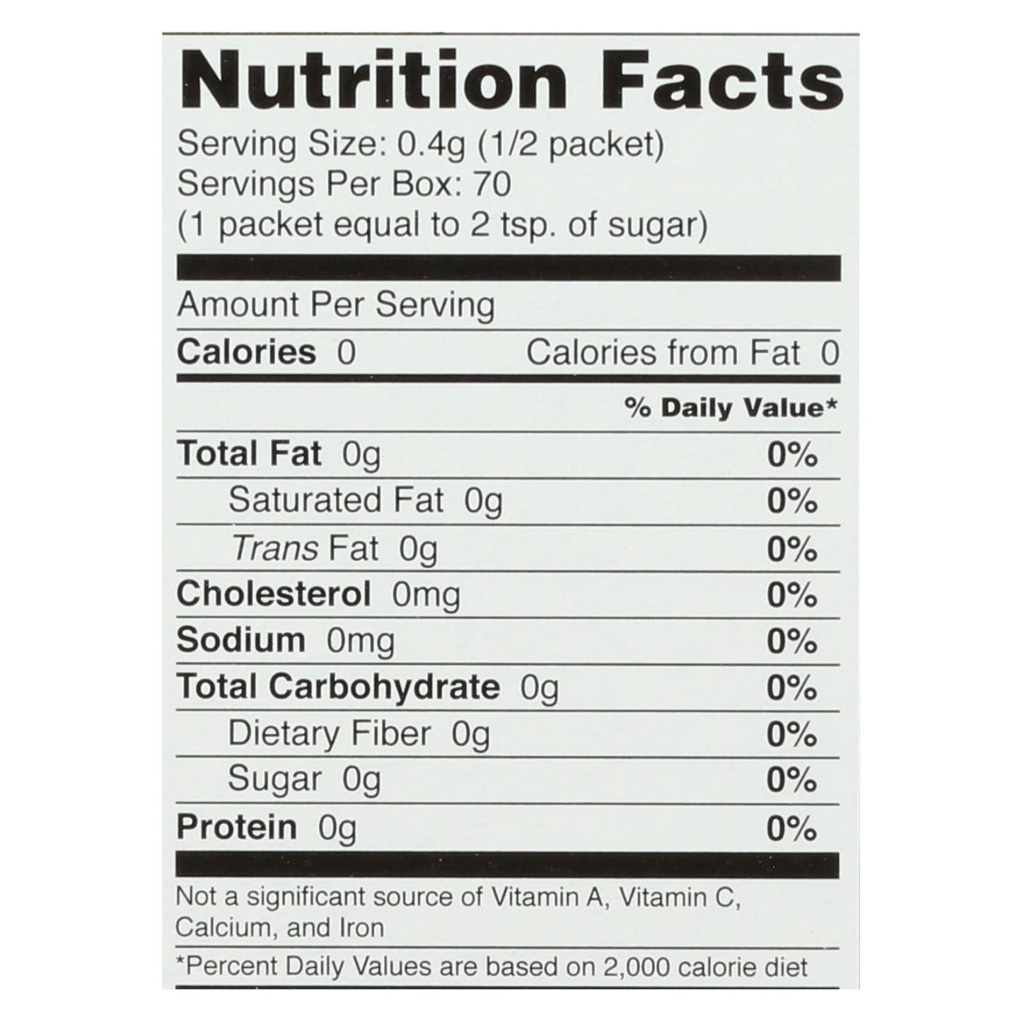 Sweet Leaf Organic Stevia Sweetener 35 Twin Pack
