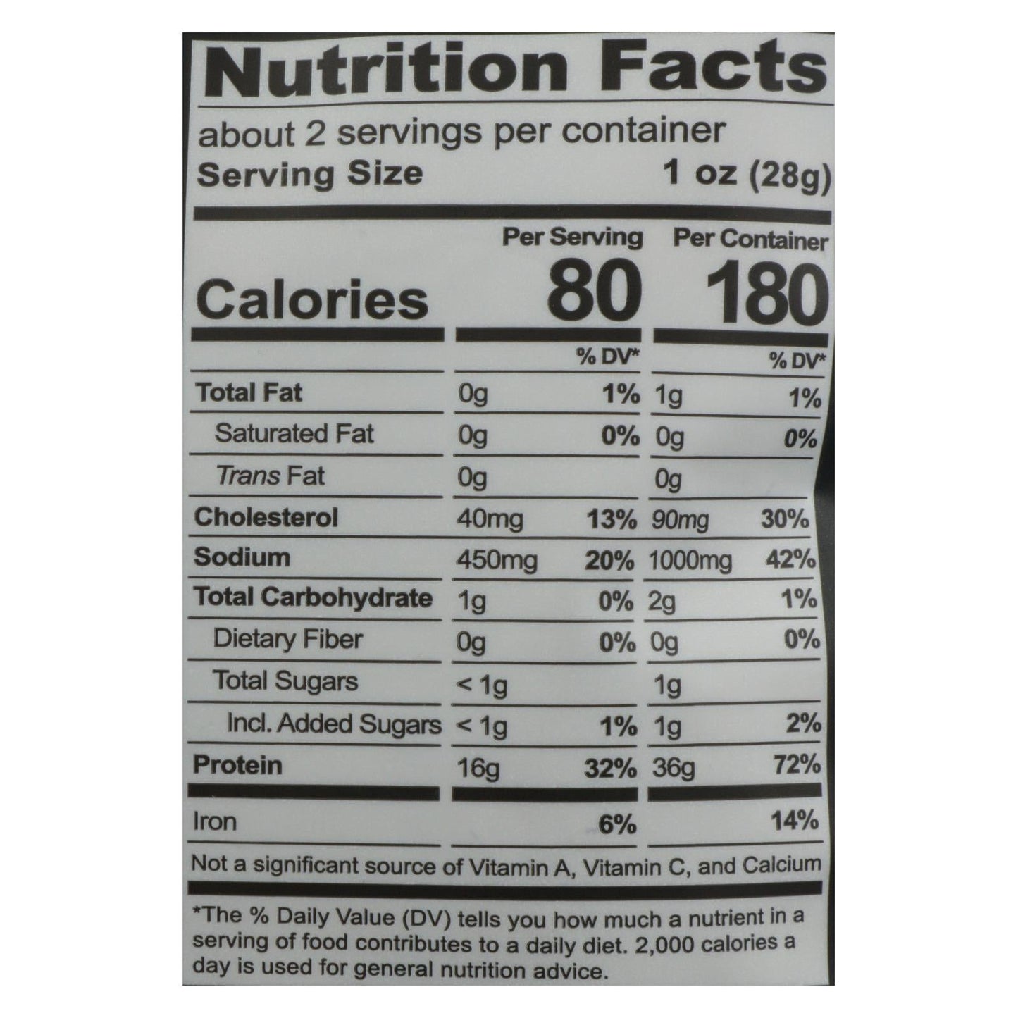 Stryve Foods Smoked Beef Biltong, 2.25 Oz., Pack of 12
