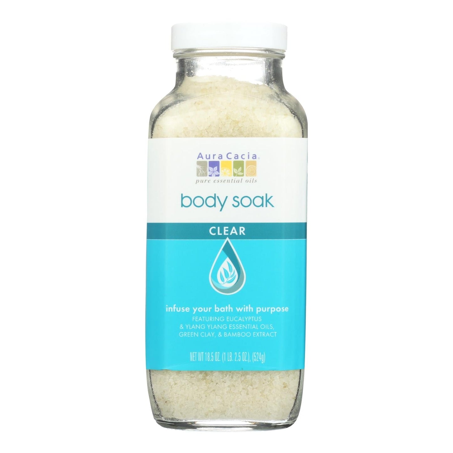 Aura Cacia Clear Mind Body Soak - 18.5 Oz