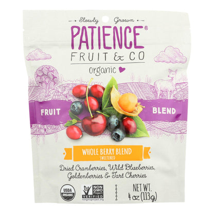 Patience Whole Berry Blend Mixed Berries (Pack of 8 - 4 Oz.)