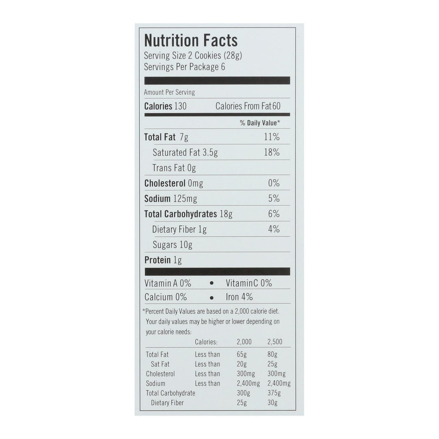 Cybel's Free-To-Eat Chocolate Chip Cookies, Temperature Controlled (Pack of 6) - 6 Oz.