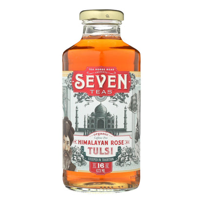 Himalayan Rose Tulsi Tea by Seven Teas - 16oz, (Case of 12)