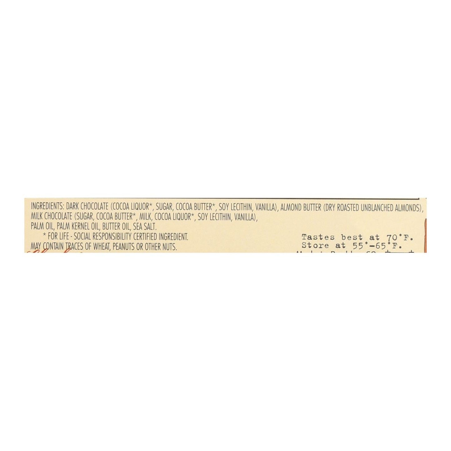 Chocolove: Decadent Dark Chocolate with Salted Almond Butter (Pack of 10, 3.2 Oz.)