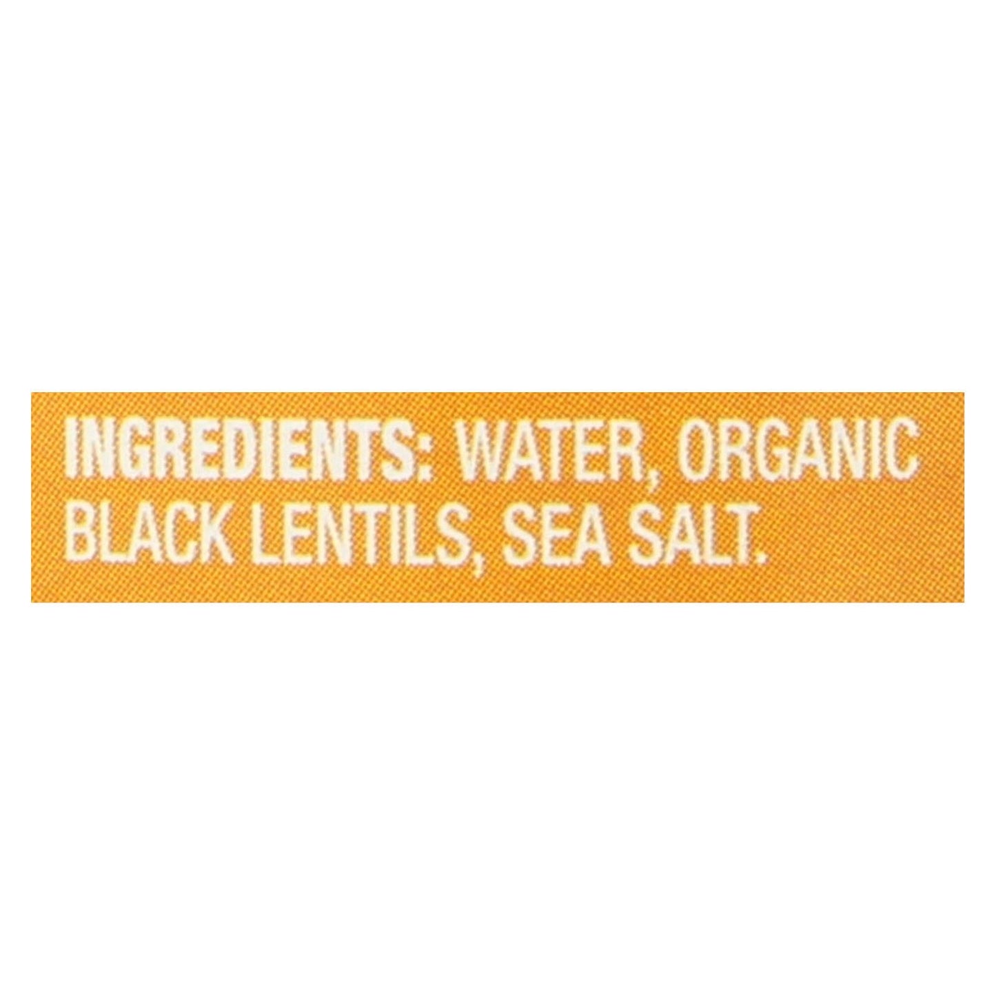 Westbrae Foods Organic Black Lentils, Pack of 12 - 15 Oz.