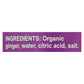 Emperor's Kitchen Organic Chopped Ginger, 4.5 Oz (Pack of 12)
