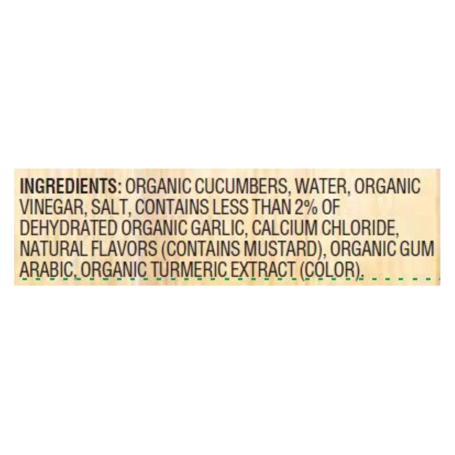 Woodstock Organic Kosher Dill Pickle Spears, 24 fl oz, Pack of 6