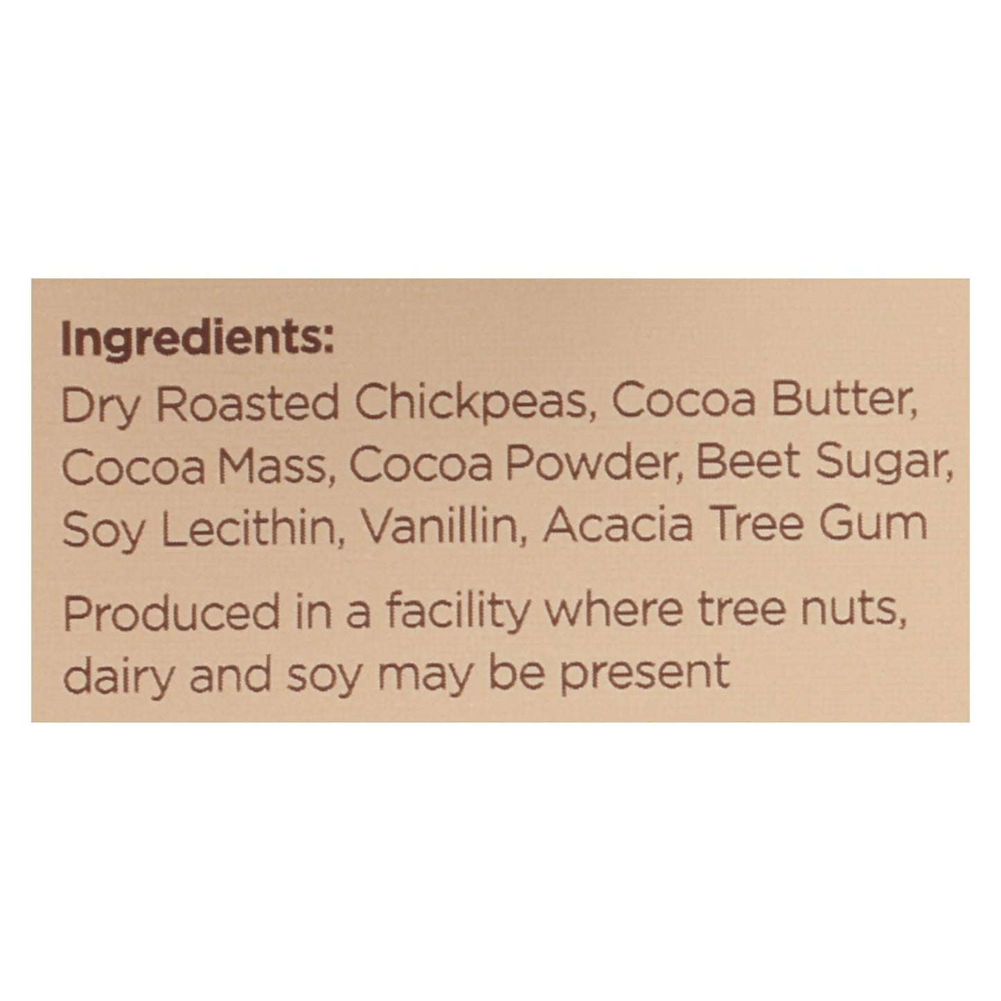 Lebby Snacks - Chickpea Snacks Dark Chocolate (Pack of 6) - 3.5 Oz.