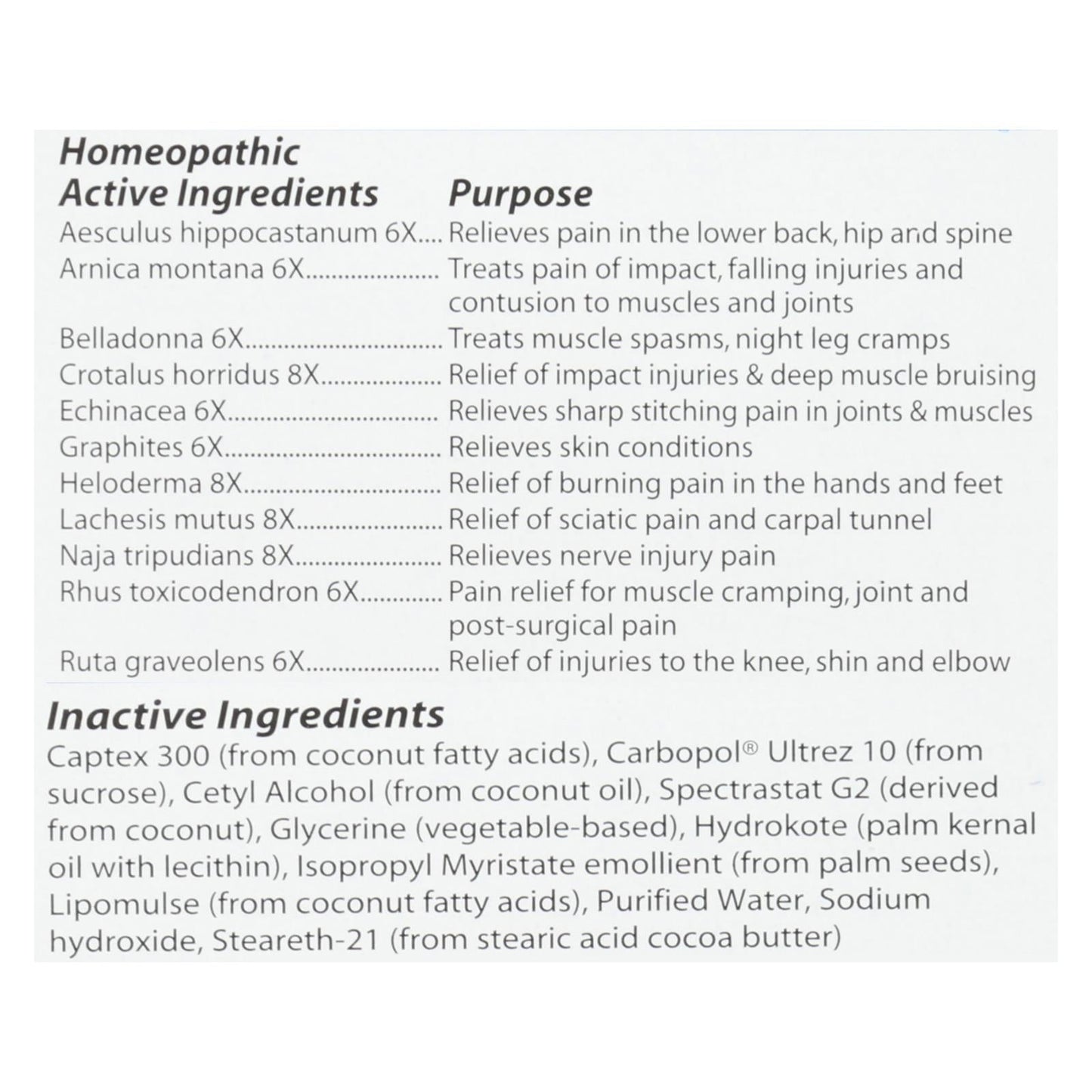 Topricin Cream - Pain Relief, Anti-Inflammatory, 4 Oz