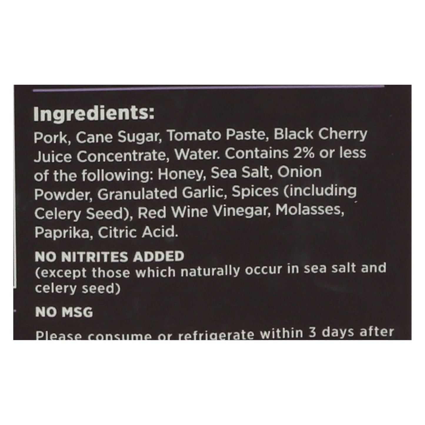Krave Pork Jerky - Black Cherry Barbecue, 2.7 Oz., Pack of 8