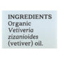 Aura Cacia Organic Vetiver Essential Oil - .25 Oz. for Relaxation and Stress Relief
