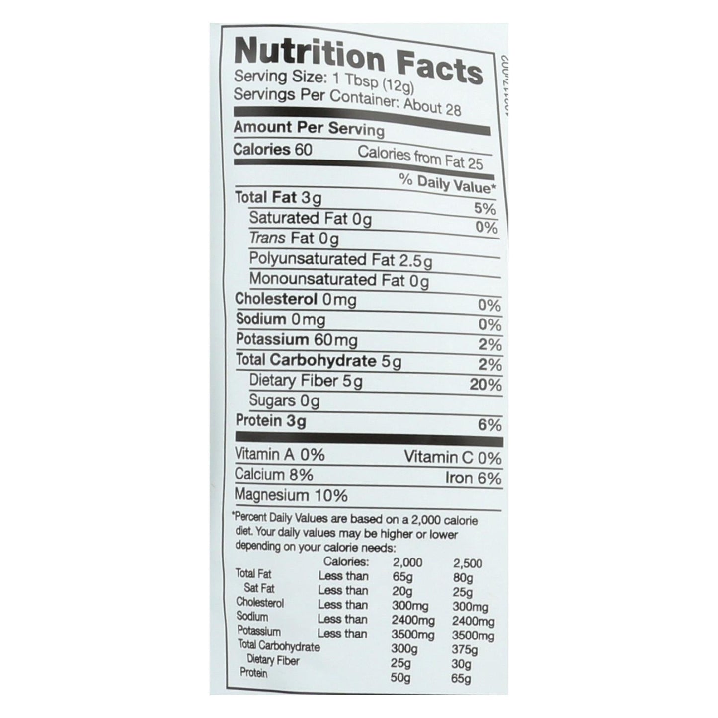 Nutiva Chia Seed, Organic, High in Fiber, Omega-3s, and Antioxidants, 12 Oz. Pack