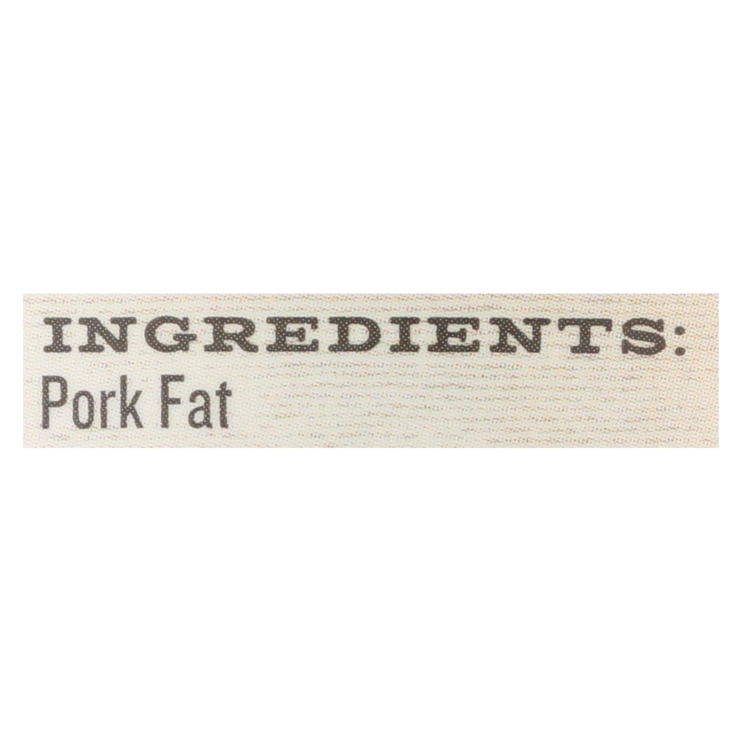 Epic Organic Pasture-Raised Pork Fat (6 x 11 Oz.)