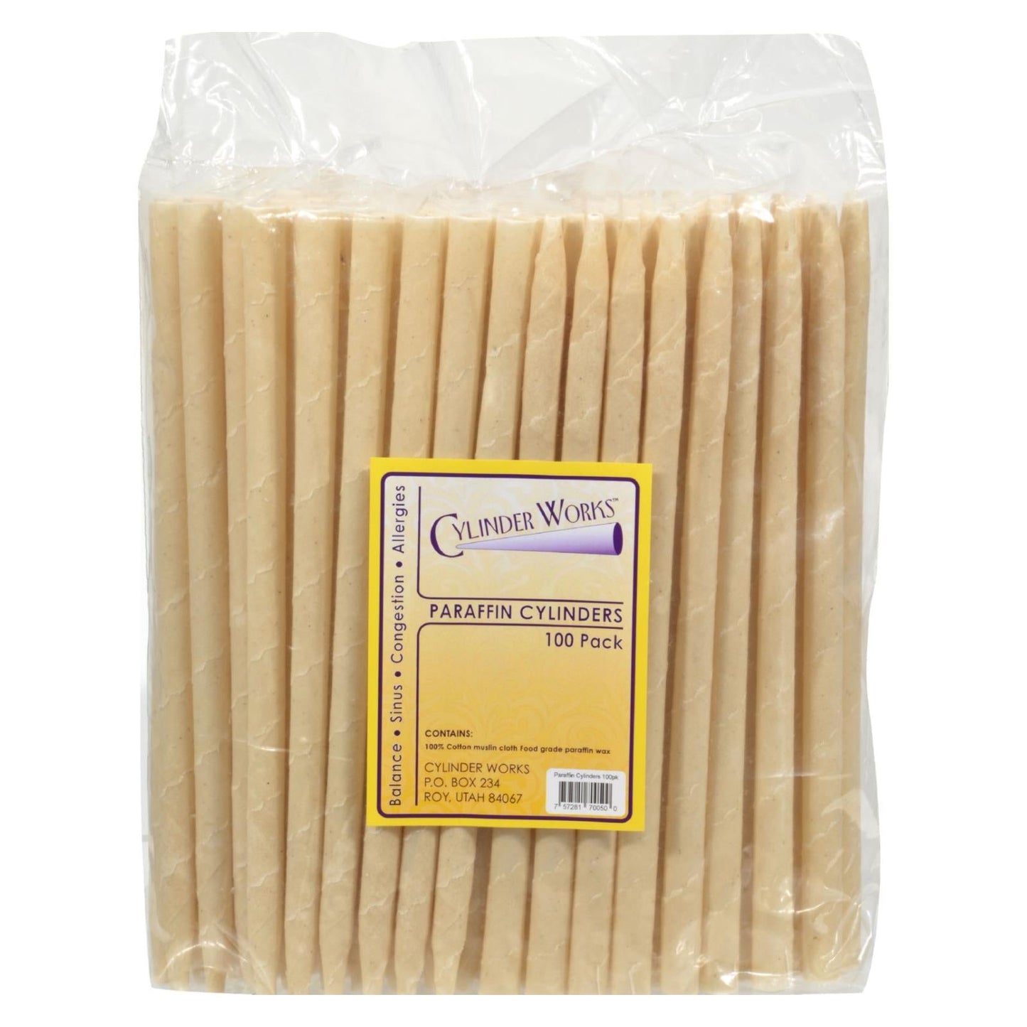 Cylinder Works 100 Temp=0.9 Paraffin Cylinders