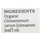 Aura Cacia Organic Cinnamon Leaf .25 Oz
