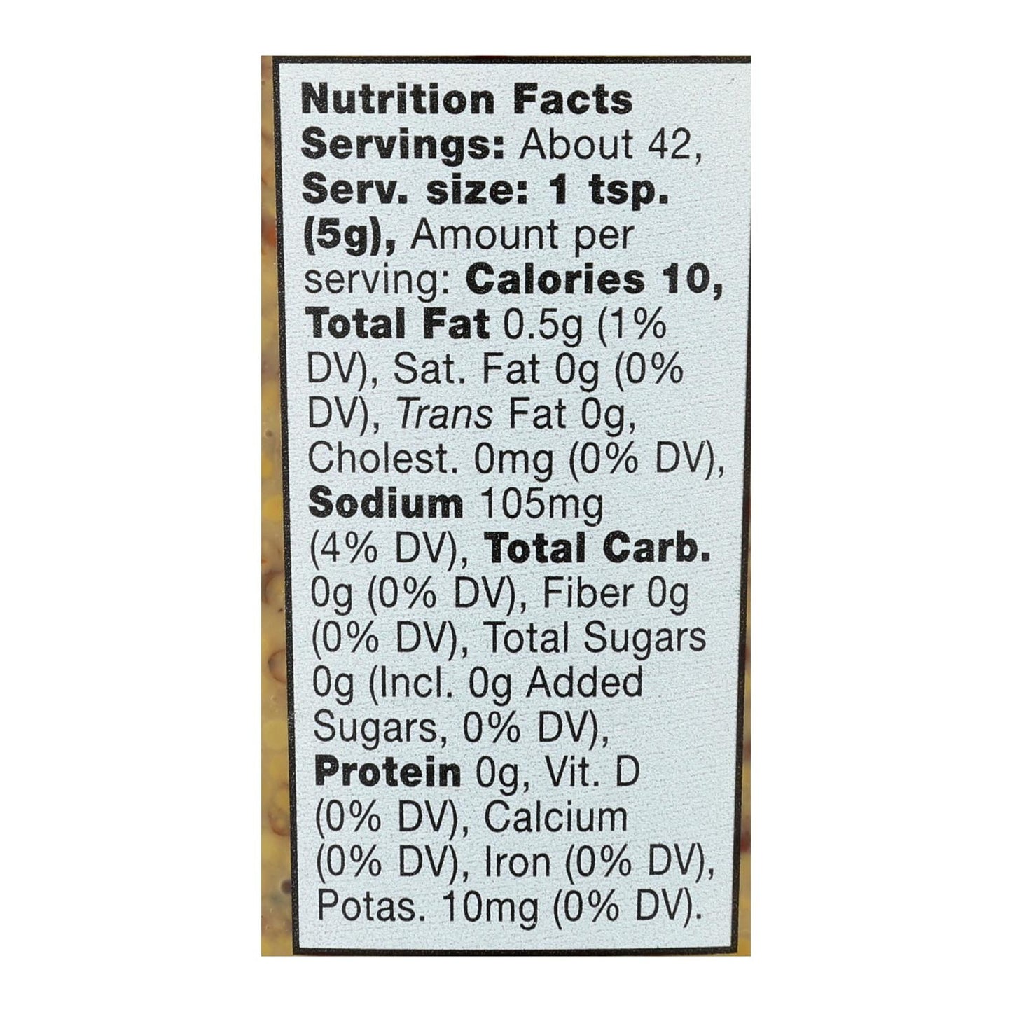 Annie's Homegrown Organic Whole Grain Mustard (Pack of 6 - 7.4 Oz.)