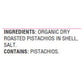 Woodstock Organic Dry Roasted and Salted Pistachios (8 x 7 Oz.)