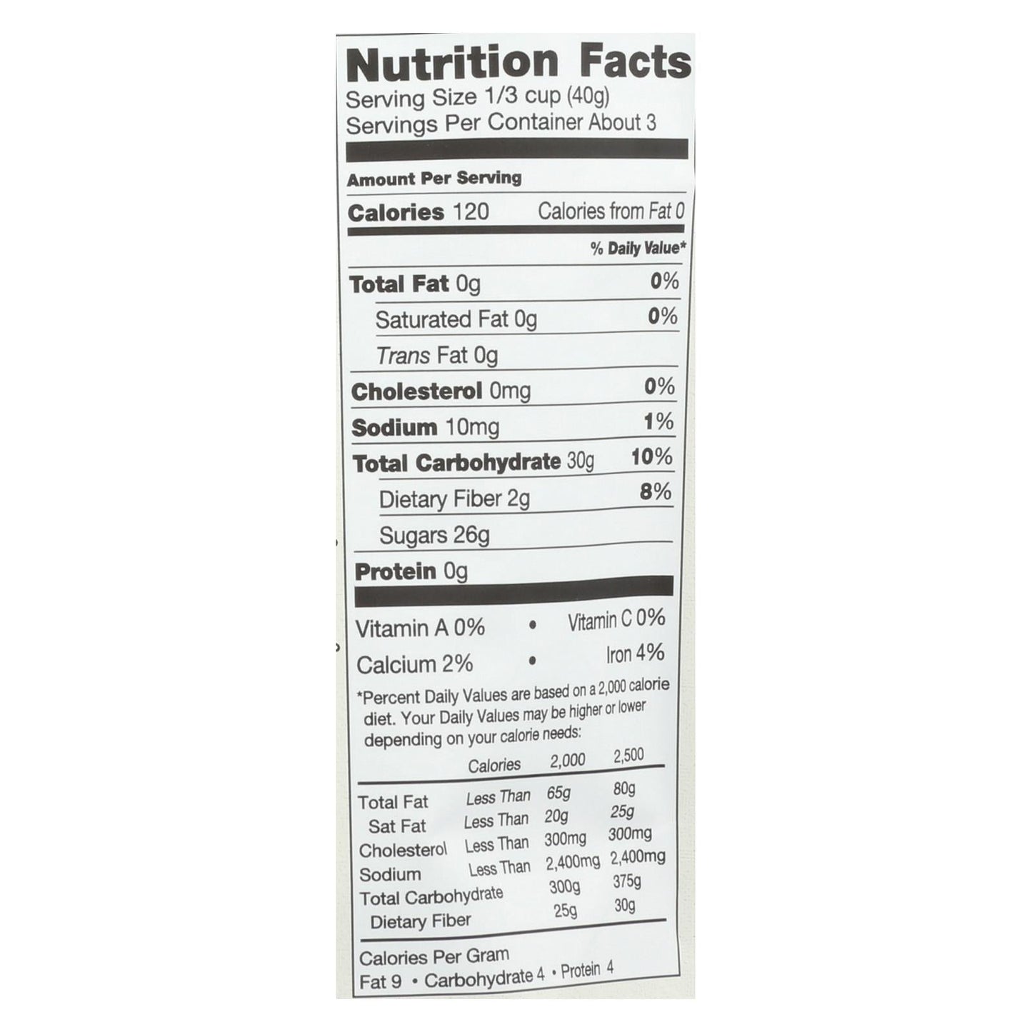 Patience Fruit & Co Dried Whole Cranberries (8 Pack - 4 Oz. Bags)