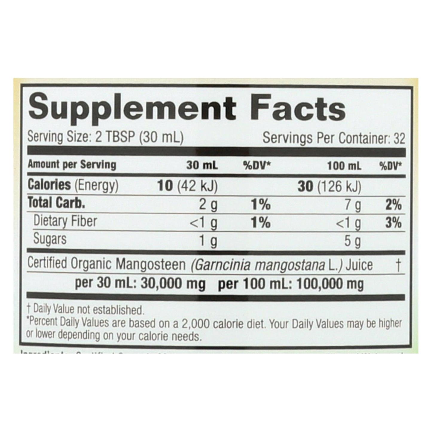 Organic Health Mangosteen Gold by Dynamic Health (32 Fl Oz)