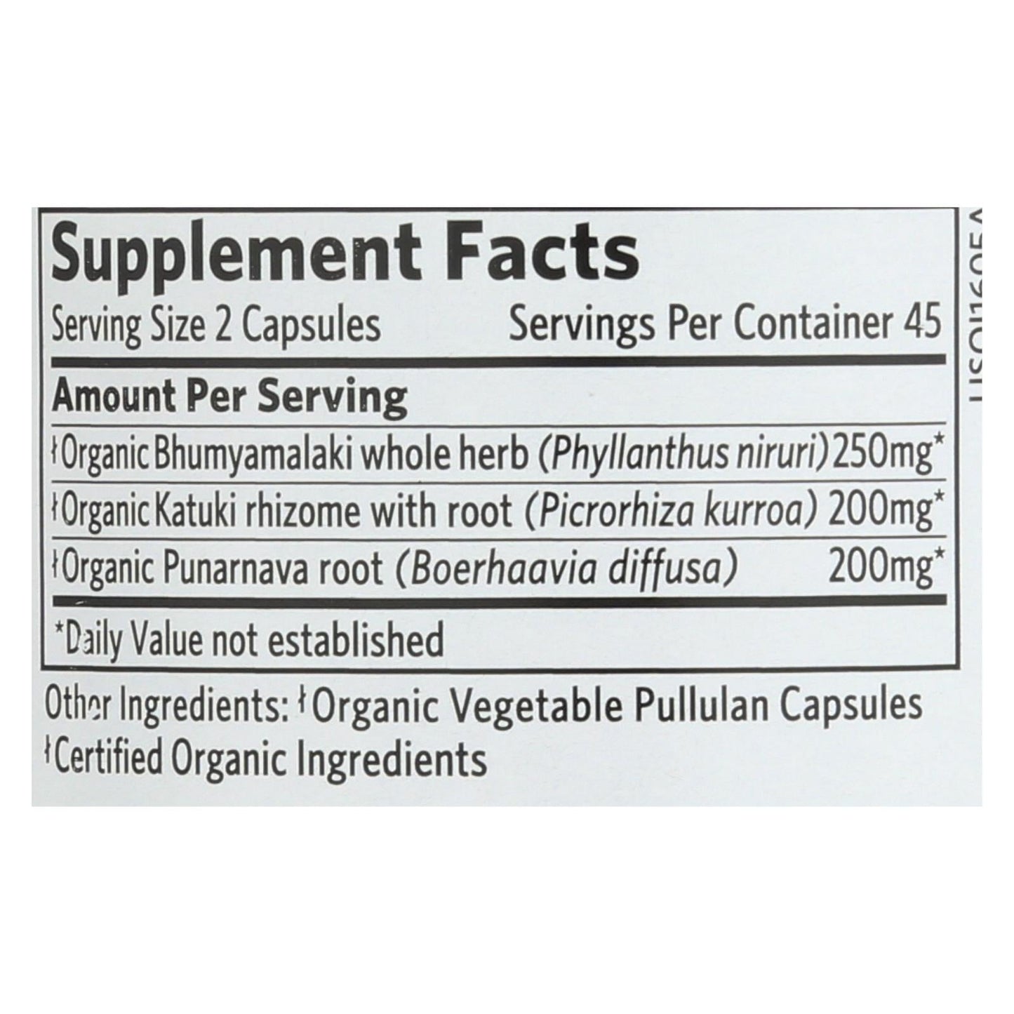 Organic India USA Liver & Kidney Supplement (90 Capsules)